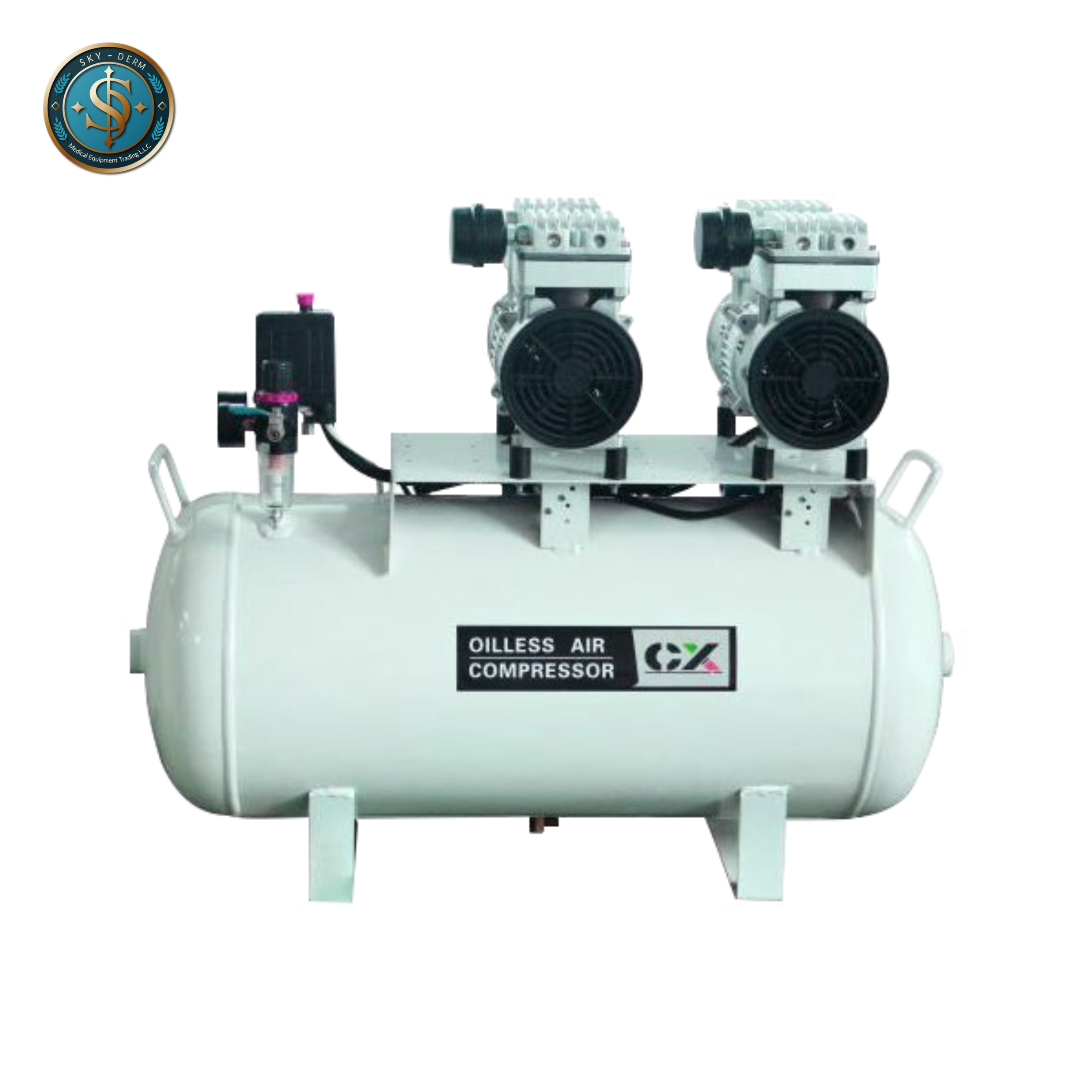 Dental Air Compressor | 220V 850W Oil-Free Silent Type for Clinics