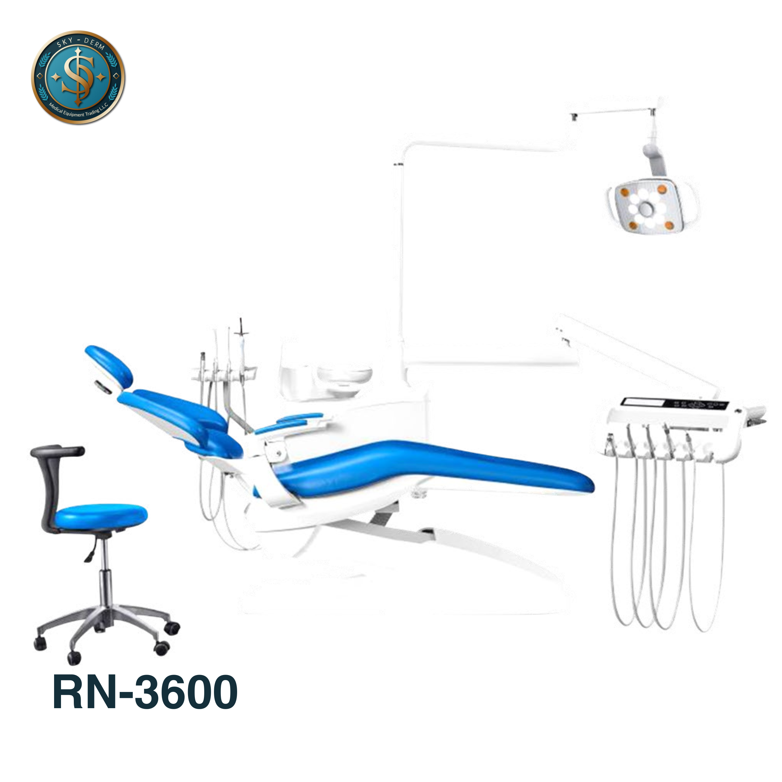 RN-3600 Dental Unit – Reliable & Comfortable Dental Chair for Clinics