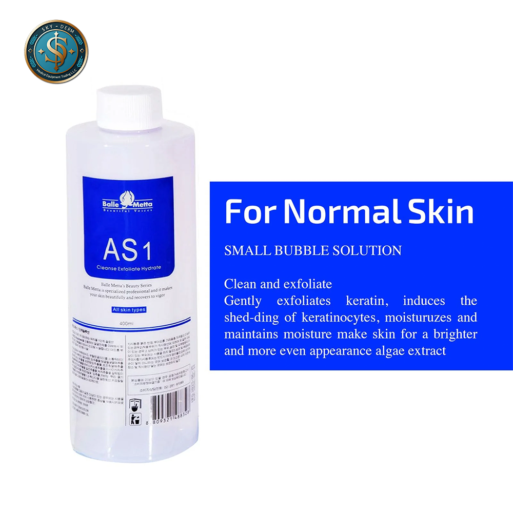 Hydra Facial Machine Solution / Water – Pack of 3 Bottles